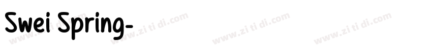 Swei Spring字体转换